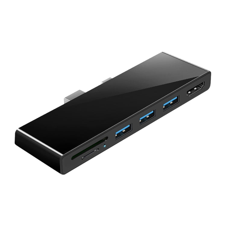 Rocketek SH768 6 in 1 USB 3.0 / HDMI / SD / TF HUB Adapter for Surface Pro 5 / 6 - USB 3.0 HUB by ROCKETEK | Online Shopping South Africa | PMC Jewellery | Buy Now Pay Later Mobicred