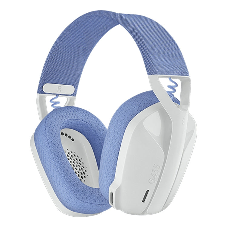 Logitech G435 Wireless Bluetooth Dual Mode Gaming Headset (White) - Multimedia Headset by Logitech | Online Shopping South Africa | PMC Jewellery | Buy Now Pay Later Mobicred