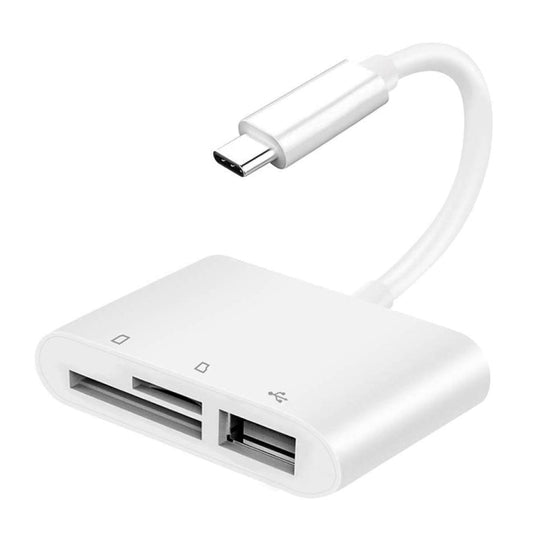 NK103TC 3 in 1 USB-C / Type-C Male to SD + TF + USB Female Camera Reader - U Disk & Card Reader by PMC Jewellery | Online Shopping South Africa | PMC Jewellery | Buy Now Pay Later Mobicred