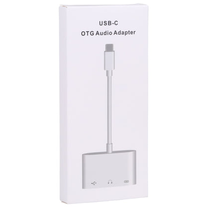 3 in 1 USB-C / Type-C Male to Type-C + USB + 3.5mm Female OTG Adapter - Converter & Adapter by PMC Jewellery | Online Shopping South Africa | PMC Jewellery | Buy Now Pay Later Mobicred