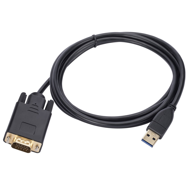 1.8m USB3.0 to VGA Converter Extension Cable - Converter by PMC TechLife | Online Shopping South Africa | PMC TechLife