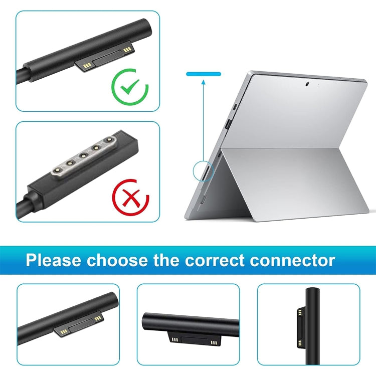 For Microsoft Surface Pro  7 / 7 Plus / 8 / 9 / X & Laptop 3 / 4 / 5 65W Laptop Power Adapter, Plug Type: AU Plug - For Microsoft by PMC TechLife | Online Shopping South Africa | PMC TechLife | Buy Now Pay Later Mobicred