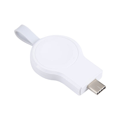 For Apple Watch Series 2W USB-C / Type-C Port Portable Magnetic Charger (White) - Charger / Holder by PMC Jewellery | Online Shopping South Africa | PMC Jewellery | Buy Now Pay Later Mobicred