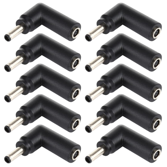 10 PCS 4.5 x 3.0mm Female to 4.5 x 3.0mm Male Plug Elbow Adapter Connector - Universal Power Adapter by PMC Jewellery | Online Shopping South Africa | PMC Jewellery | Buy Now Pay Later Mobicred