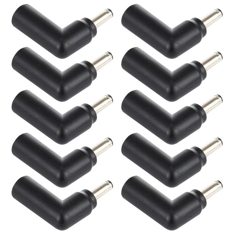 10 PCS 4.5 x 3.0mm Female to 4.5 x 3.0mm Male Plug Elbow Adapter Connector - Universal Power Adapter by PMC Jewellery | Online Shopping South Africa | PMC Jewellery | Buy Now Pay Later Mobicred