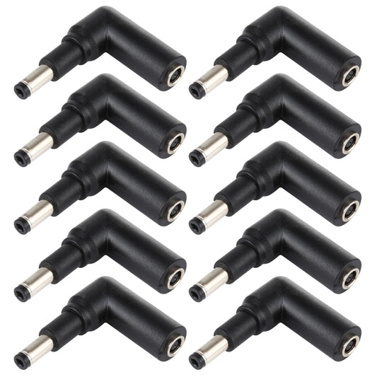 10 PCS 4.5 x 3.0mm Female to 4.8 x 1.7mm Male Plug Elbow Adapter Connector - Universal Power Adapter by PMC Jewellery | Online Shopping South Africa | PMC Jewellery | Buy Now Pay Later Mobicred