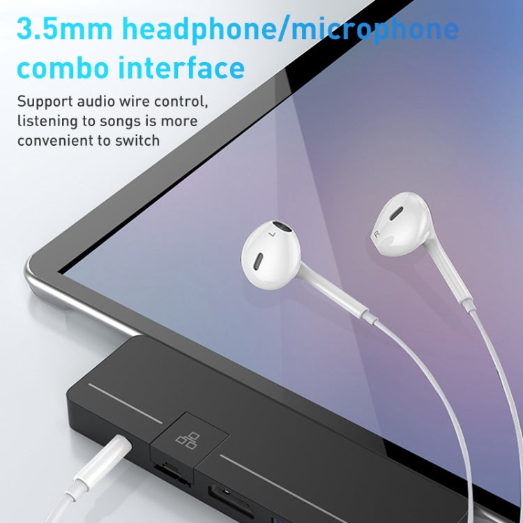 Rocketek SHX6 Multifunctional Dual Type-C Ports Expansion Dock HUB Adapter with LAN - free shipping - PMC Jewellery - Order now!
