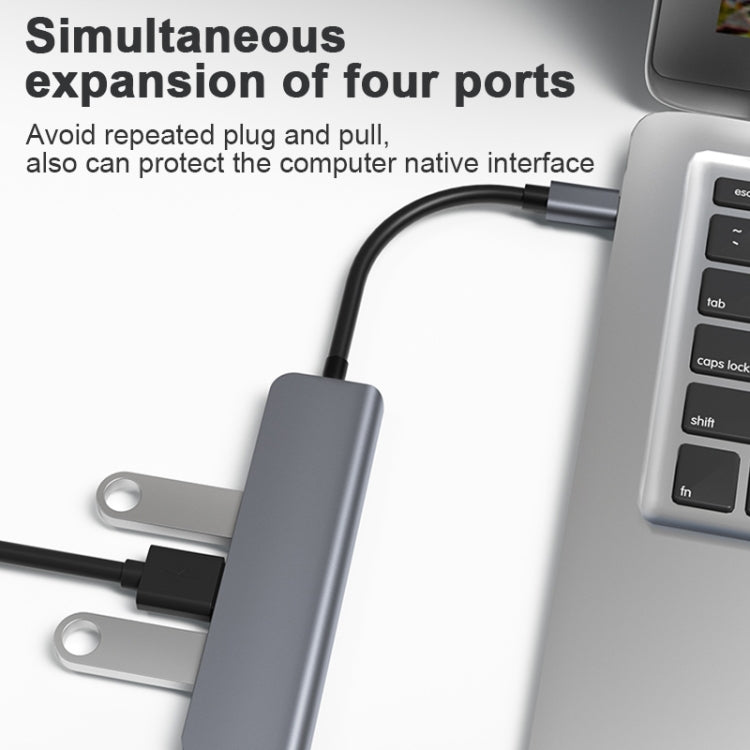 2008N 3 In 1 USB 3.0 x2 + HDMI Multi-function Intelligent Type-C / USB-C HUB Docking Station - USB HUB by PMC Jewellery | Online Shopping South Africa | PMC Jewellery | Buy Now Pay Later Mobicred