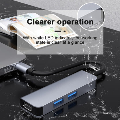 2011N 3 In 1 USB 3.0 x2 + HDMI Multi-function Type-C / USB-C HUB Docking Station - USB HUB by PMC Jewellery | Online Shopping South Africa | PMC Jewellery | Buy Now Pay Later Mobicred