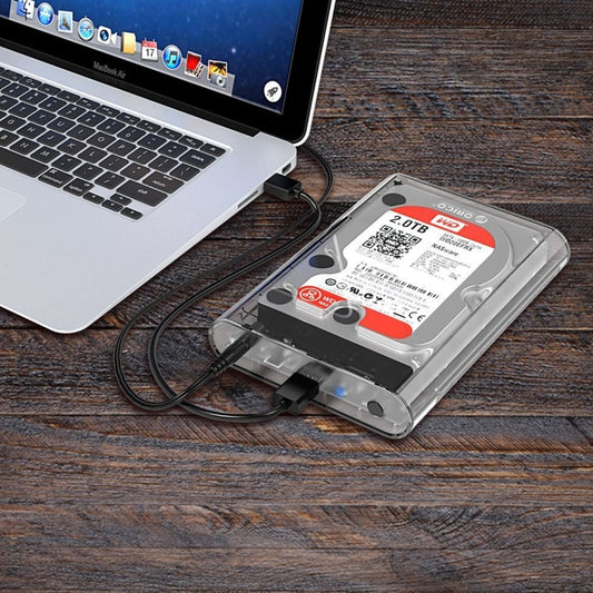 ORICO 3139U3 3.5 inch SATA HDD USB 3.0 Micro B External Hard Drive Enclosure Storage Case(Transparent) - HDD Enclosure by ORICO | Online Shopping South Africa | PMC Jewellery | Buy Now Pay Later Mobicred