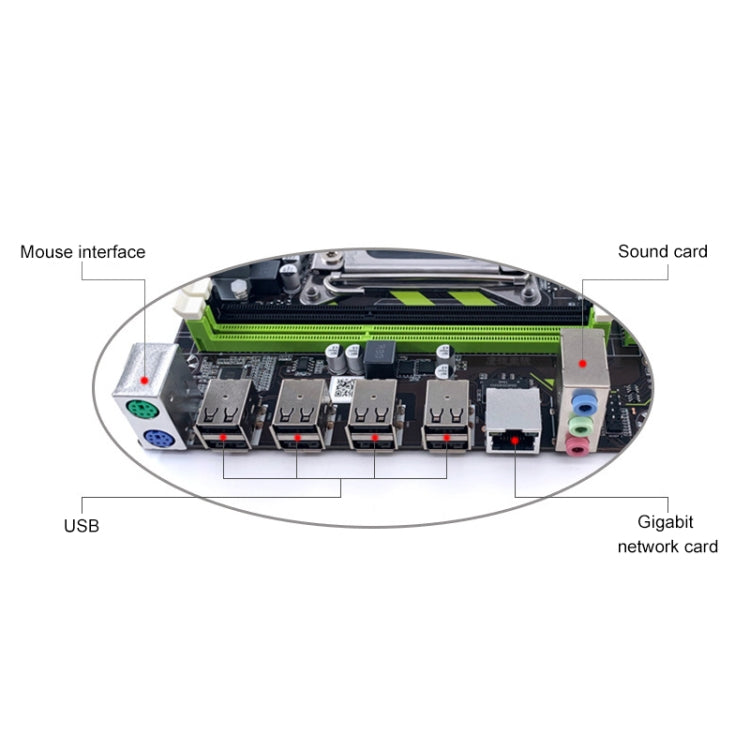 X79G 2011 DDR3 Desktop Computer Mainboard, Support E5 / 2630 / 2650 / 2660V2 - Motherboard by PMC Jewellery | Online Shopping South Africa | PMC Jewellery