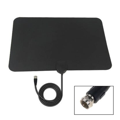 AN-1002 5dBi/25dBi Indoor HDTV Antenna with Sucker, VHF170-230/UHF470-862MHz(Black) - DVB-T & Simulation Antenna by PMC Jewellery | Online Shopping South Africa | PMC Jewellery | Buy Now Pay Later Mobicred