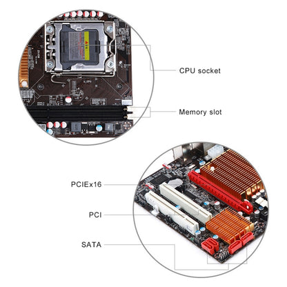 Intel X58 Computer Game Board 1366 Pin Server ECC Take X5650 5570 - Motherboard by PMC Jewellery | Online Shopping South Africa | PMC Jewellery | Buy Now Pay Later Mobicred