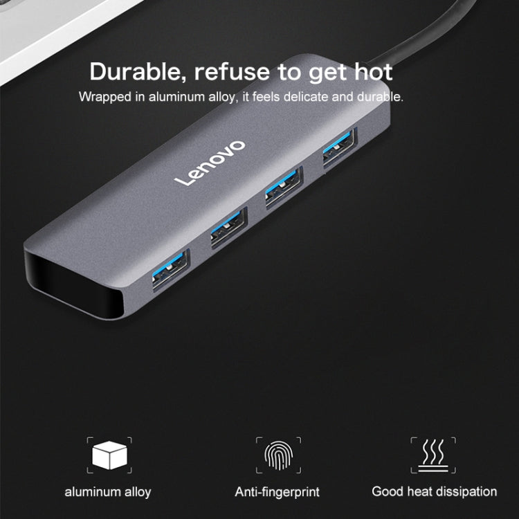 Lenovo C04 4 In 1 Type-C / USB-C to USB-C Converter Splitter Hub - Cable & Adapters by Lenovo | Online Shopping South Africa | PMC Jewellery | Buy Now Pay Later Mobicred