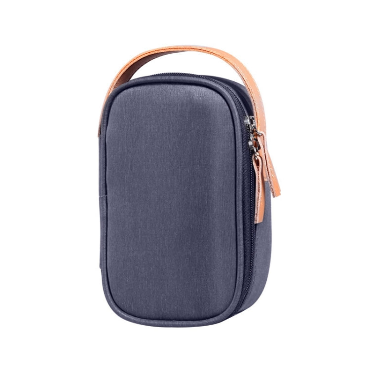 Multi-function Headphone Charger Data Cable Storage Bag, Ultra Fiber Portable Power Pack, Size: S, 11x5.5x18cm(Blue) - Other by PMC TechLife | Online Shopping South Africa | PMC TechLife | Buy Now Pay Later Mobicred