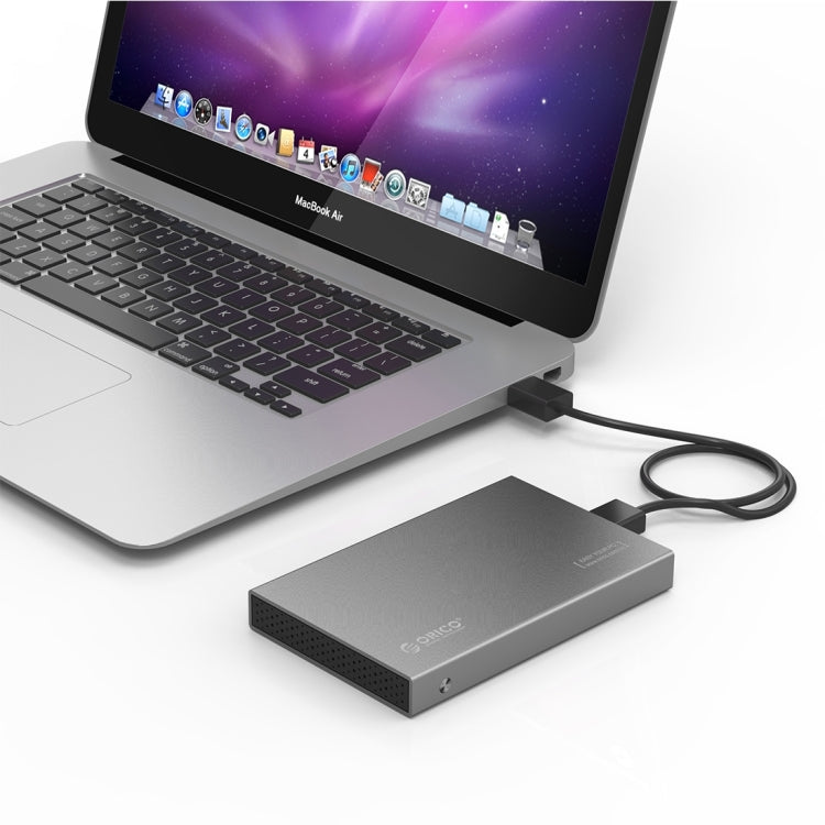 ORICO 2518S3 USB3.0 External Hard Disk Box Storage Case for 7mm & 9.5mm 2.5 inch SATA HDD / SSD (Silver) - HDD Enclosure by ORICO | Online Shopping South Africa | PMC Jewellery | Buy Now Pay Later Mobicred