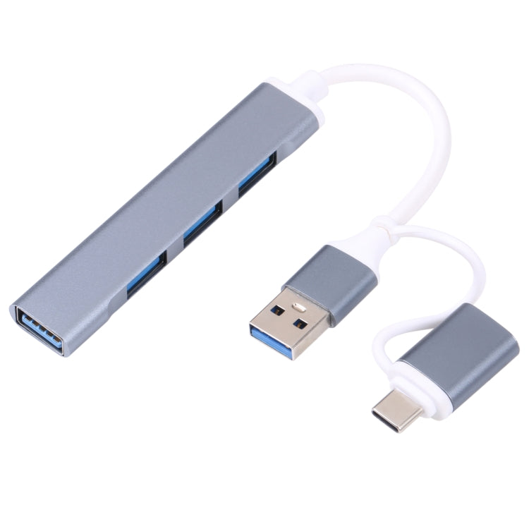 A-806 5 in 1 USB 3.0 and Type-C / USB-C to USB 3.0 HUB Adapter - Card Reader by PMC Jewellery | Online Shopping South Africa | PMC Jewellery | Buy Now Pay Later Mobicred