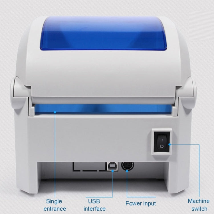 GPRINTER GP1324D Bluetooth USB Port Thermal Automatic Calibration Barcode Printer, Max Supported Thermal Paper Size: 104 x 2286mm - Printer by Gainscha | Online Shopping South Africa | PMC Jewellery | Buy Now Pay Later Mobicred