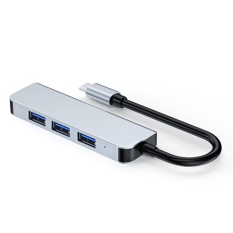 BYL-2013T 4 in 1 USB-C / Type-C to USB 3.0 x 1 + USB 2.0 x 3 HUB Adapter - USB HUB by PMC Jewellery | Online Shopping South Africa | PMC Jewellery | Buy Now Pay Later Mobicred