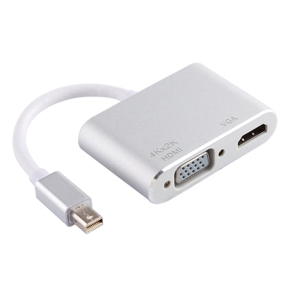 2 in 1 4Kx2K Mini DisplayPort to VGA & HDMI Adapter (Silver) -  by PMC Jewellery | Online Shopping South Africa | PMC Jewellery | Buy Now Pay Later Mobicred