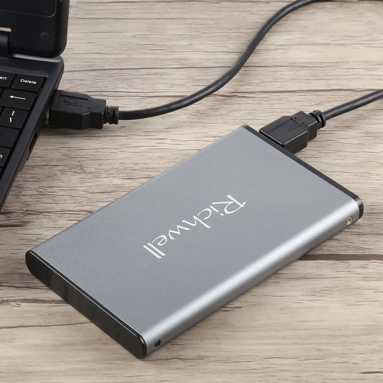 Richwell SATA R2-SATA-160GB 160GB 2.5 inch USB3.0 Super Speed Interface Mobile Hard Disk Drive(Grey) - External Hard Drives by Richwell | Online Shopping South Africa | PMC Jewellery | Buy Now Pay Later Mobicred