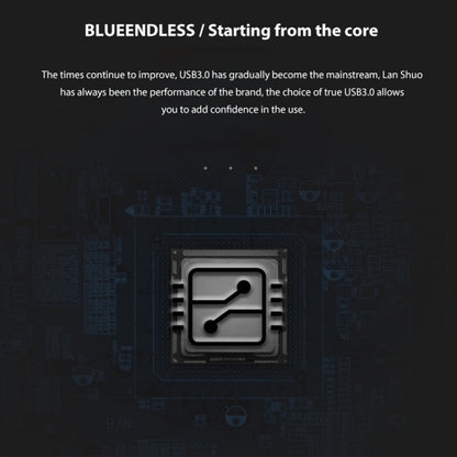 Blueendless U23Q SATA 2.5 inch Micro B Interface HDD Enclosure with Micro B to USB Cable, Support Thickness: 15mm or less - HDD Enclosure by PMC Jewellery | Online Shopping South Africa | PMC Jewellery | Buy Now Pay Later Mobicred