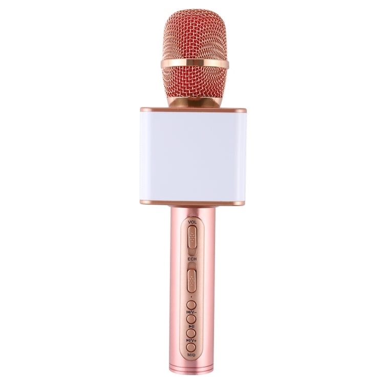 SDRD SD-08 Double Speakers High Sound Quality Handheld KTV Karaoke Recording Bluetooth Wireless Condenser Microphone(Rose Gold) - Microphone by PMC Jewellery | Online Shopping South Africa | PMC Jewellery | Buy Now Pay Later Mobicred