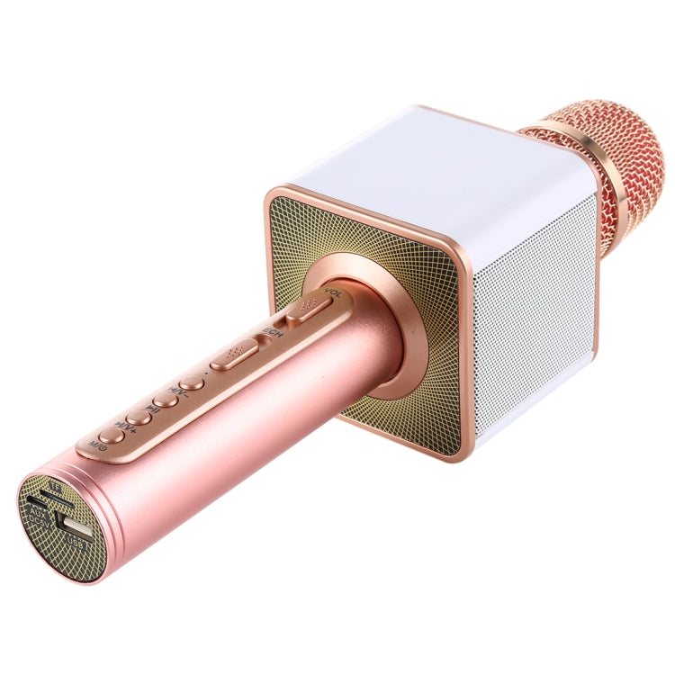 SDRD SD-08 Double Speakers High Sound Quality Handheld KTV Karaoke Recording Bluetooth Wireless Condenser Microphone(Rose Gold) - Microphone by PMC Jewellery | Online Shopping South Africa | PMC Jewellery | Buy Now Pay Later Mobicred