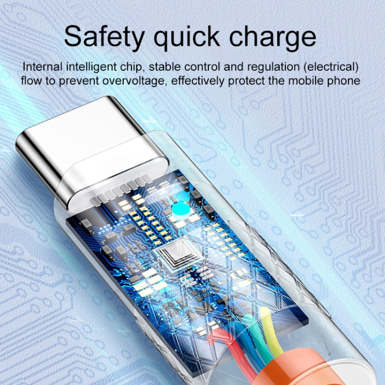 Mech Series 6A 120W USB to USB-C / Type-C Metal Plug Silicone Fast Charging Data Cable, Length: 1.2m(Yellow) - free shipping - PMC TechLife - Order now!