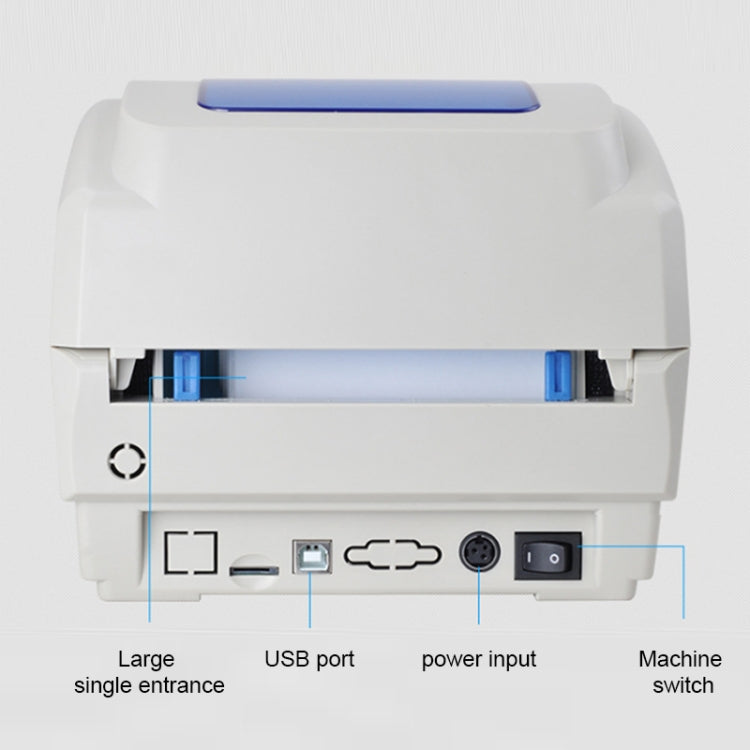 Xprinter XP-460B USB Port Thermal Automatic Calibration Barcode Printer - Printer by Xprinter | Online Shopping South Africa | PMC Jewellery | Buy Now Pay Later Mobicred