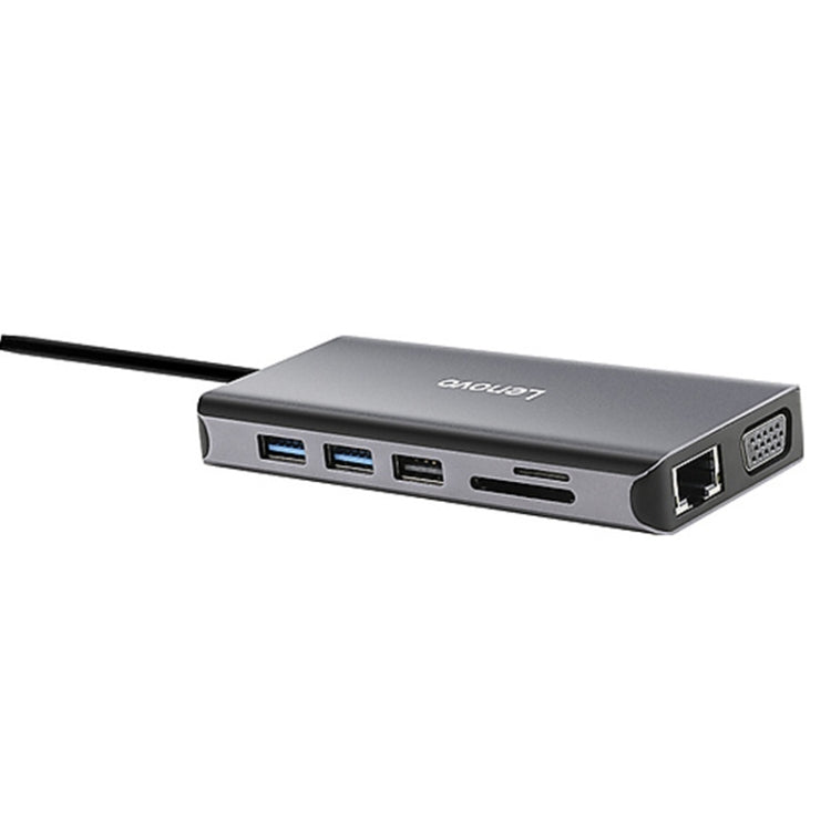 Lenovo LX0801 Pro Type-C / USB-C Network Cable Interface Converter Docking Station - Cable & Adapters by Lenovo | Online Shopping South Africa | PMC Jewellery | Buy Now Pay Later Mobicred