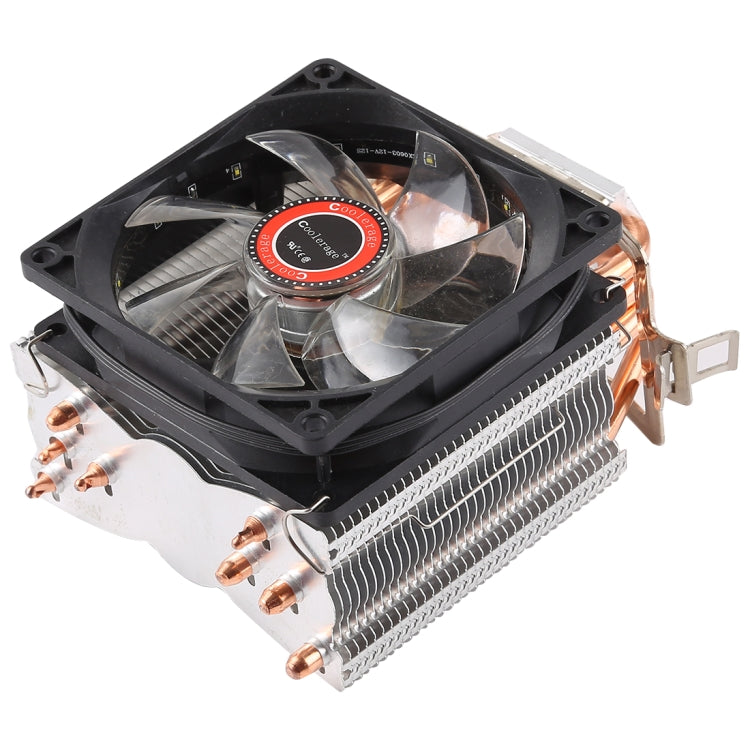 CoolAge L400 DC 12V 1600PRM 40.5cfm Heatsink Hydraulic Bearing Cooling Fan CPU Cooling Fan for AMD Intel 775 1150 1156 1151(White) - Fan Cooling by PMC Jewellery | Online Shopping South Africa | PMC Jewellery | Buy Now Pay Later Mobicred