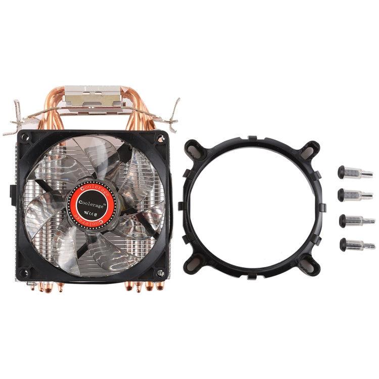 CoolAge L400 DC 12V 1600PRM 40.5cfm Heatsink Hydraulic Bearing Cooling Fan CPU Cooling Fan for AMD Intel 775 1150 1156 1151(White) - Fan Cooling by PMC Jewellery | Online Shopping South Africa | PMC Jewellery | Buy Now Pay Later Mobicred