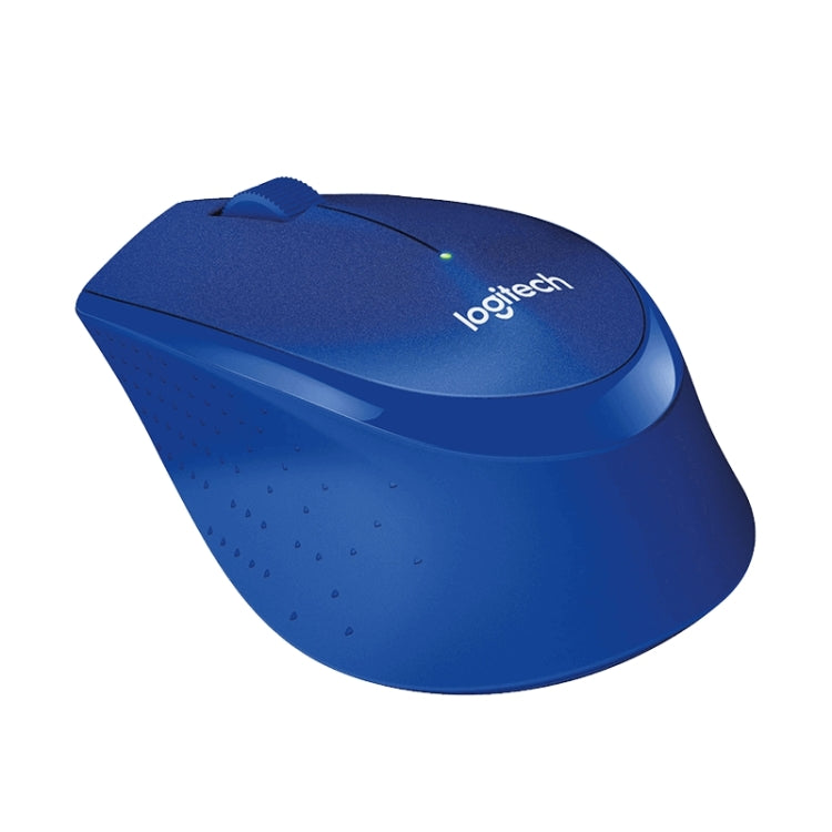 Logitech M330 Wireless Optical Mute Mouse with Micro USB Receiver (Blue) - Wireless Mice by Logitech | Online Shopping South Africa | PMC Jewellery | Buy Now Pay Later Mobicred