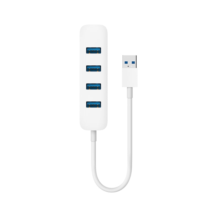 Original Xiaomi 4 Ports USB3.0 Hub with Stand-by Power Supply Interface USB Hub Extender Extension Connector Adapter(White) - Lan Cable and Tools by Xiaomi | Online Shopping South Africa | PMC Jewellery | Buy Now Pay Later Mobicred