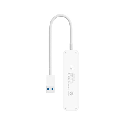 Original Xiaomi 4 Ports USB3.0 Hub with Stand-by Power Supply Interface USB Hub Extender Extension Connector Adapter(White) - Lan Cable and Tools by Xiaomi | Online Shopping South Africa | PMC Jewellery | Buy Now Pay Later Mobicred