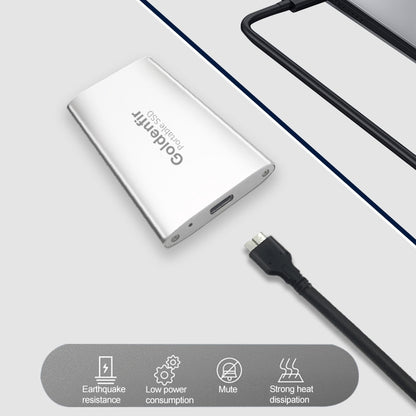 Goldenfir NGFF to Micro USB 3.0 Portable Solid State Drive, Capacity: 64GB(Silver) - External Solid State Drives by Goldenfir | Online Shopping South Africa | PMC Jewellery | Buy Now Pay Later Mobicred