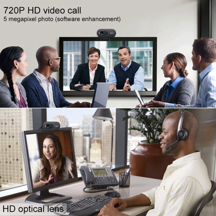 Logitech C270i IPTV HD Webcam(Black) - HD Camera by Logitech | Online Shopping South Africa | PMC Jewellery | Buy Now Pay Later Mobicred