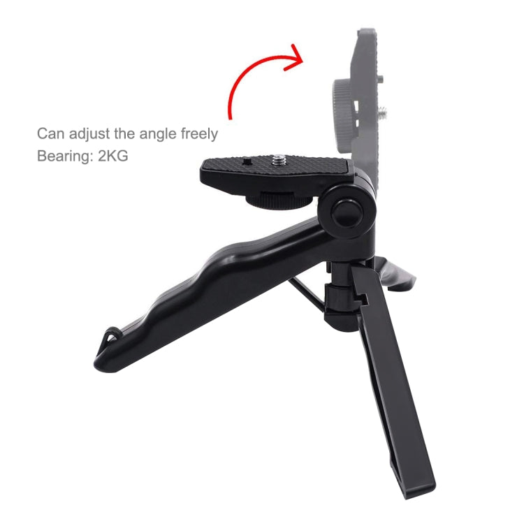 PULUZ Smartphone Fixing Clamp 1/4 inch Holder Mount Bracket + Grip Folding Tripod Mount Kits for DJI OSMO Pocket / Pocket 2 - Mount & Holder by PULUZ | Online Shopping South Africa | PMC Jewellery | Buy Now Pay Later Mobicred