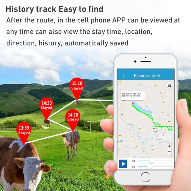 4G Asia Version Intelligent Waterproof GPS Pet Tracker Solar Energy Cattle Sheep Position Locator - Pet Tracker by PMC TechLife | Online Shopping South Africa | PMC TechLife | Buy Now Pay Later Mobicred