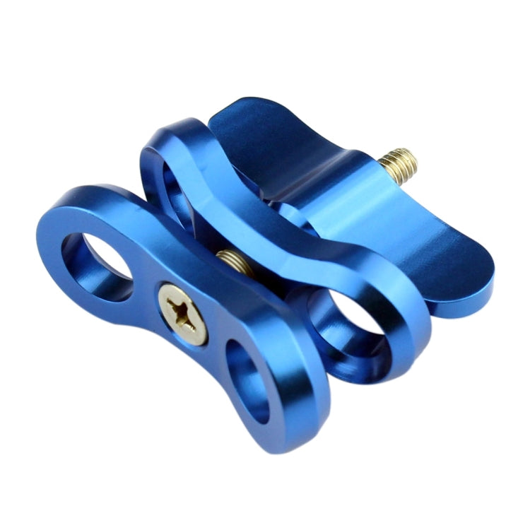 PULUZ Ball Clamp Close Hole Diving Camera Bracket CNC Aluminum Spring Flashlight Clamp for Diving Underwater Photography System(Blue) - Diving Accessories by PULUZ | Online Shopping South Africa | PMC TechLife | Buy Now Pay Later Mobicred