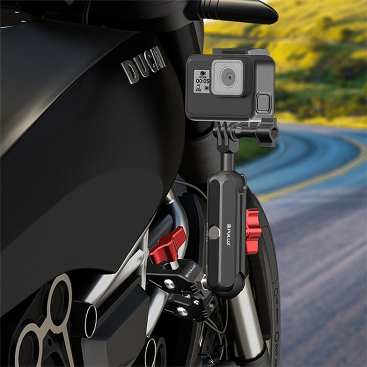 PULUZ Motorcycle Handlebar Crab Clamp CNC Metal Magic Arm Rod Mount - free shipping - PMC TechLife - Order now!