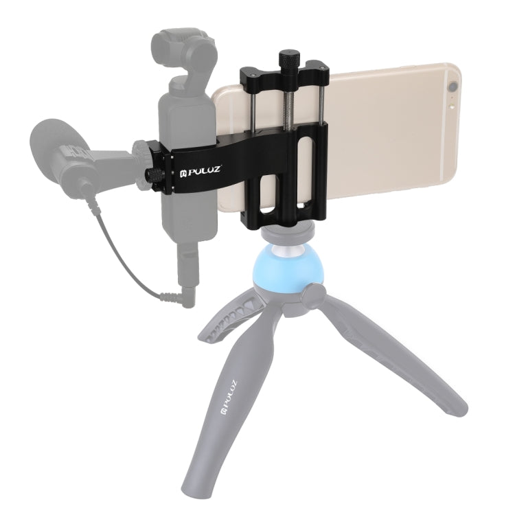 PULUZ Multifunction Aluminum Alloy Smartphone Fixing Clamp Expansion Holder Mount Bracket for DJI OSMO Pocket / Pocket 2 - Mount & Holder by PULUZ | Online Shopping South Africa | PMC Jewellery | Buy Now Pay Later Mobicred