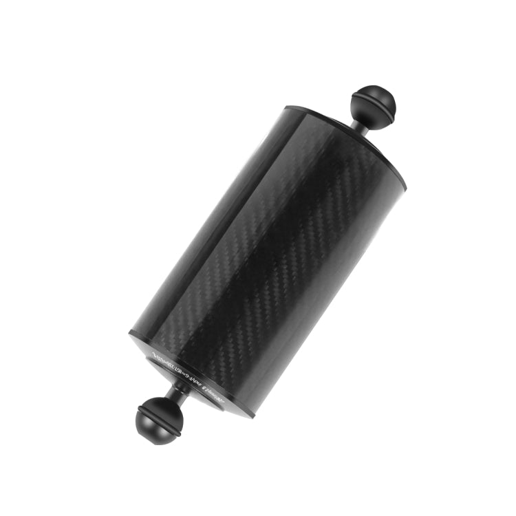 PULUZ 8 inch 20cm Length 80mm Diameter Dual Balls Carbon Fiber Floating Arm, Ball Diameter: 25mm, Buoyancy: 600g - Diving Accessories by PULUZ | Online Shopping South Africa | PMC TechLife | Buy Now Pay Later Mobicred
