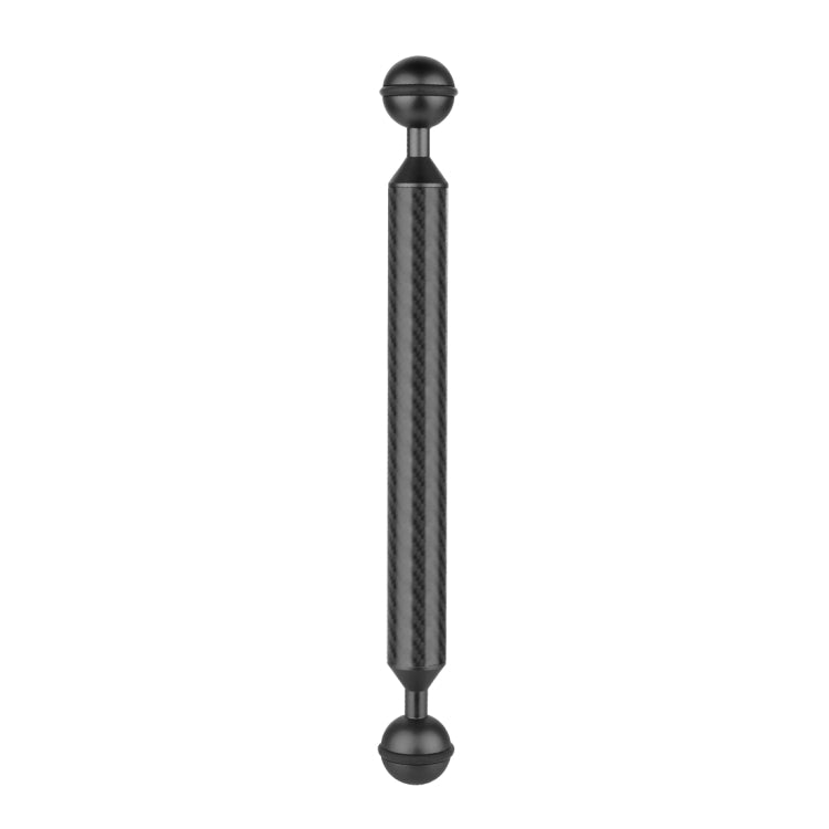 PULUZ  9 inch 23cm Length 20.8mm Diameter Dual Balls Carbon Fiber Floating Arm, Ball Diameter: 25mm(Black) - free shipping - PMC TechLife - Order now!