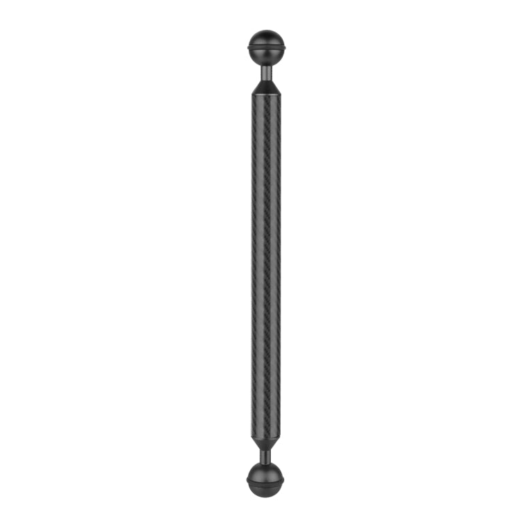 PULUZ  12 inch 30.4cm Length 20.8mm Diameter Dual Balls Carbon Fiber Floating Arm, Ball Diameter: 25mm(Black) - free shipping - PMC TechLife - Order now!