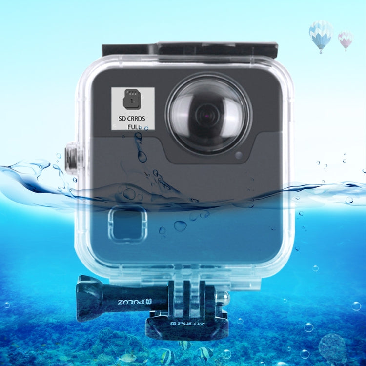 PULUZ 45m Underwater Waterproof Shockproof Housing Diving Case for GoPro Fusion, with Buckle Basic Mount & Screw - Waterproof Cases by PULUZ | Online Shopping South Africa | PMC Jewellery | Buy Now Pay Later Mobicred