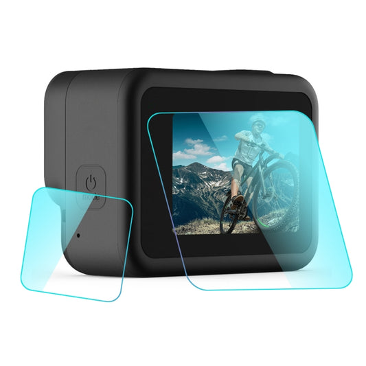 PULUZ for GoPro HERO8 Black Lens + LCD Display 9H 2.5D Tempered Glass Film - Protective Film by PULUZ | Online Shopping South Africa | PMC Jewellery | Buy Now Pay Later Mobicred