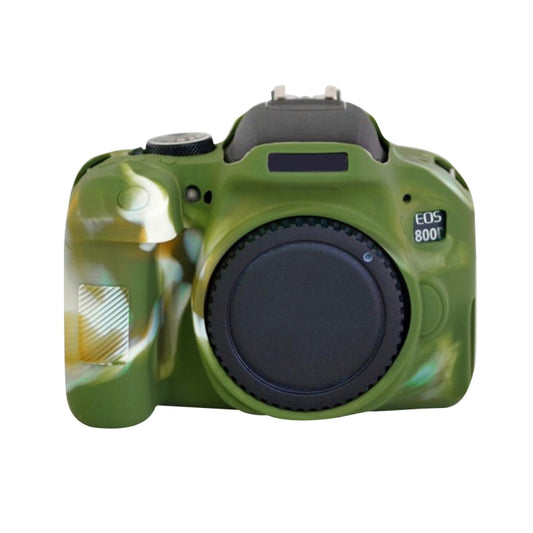 PULUZ Soft Silicone Protective Case for Canon EOS 800D(Camouflage) - Protective Case by PULUZ | Online Shopping South Africa | PMC Jewellery | Buy Now Pay Later Mobicred