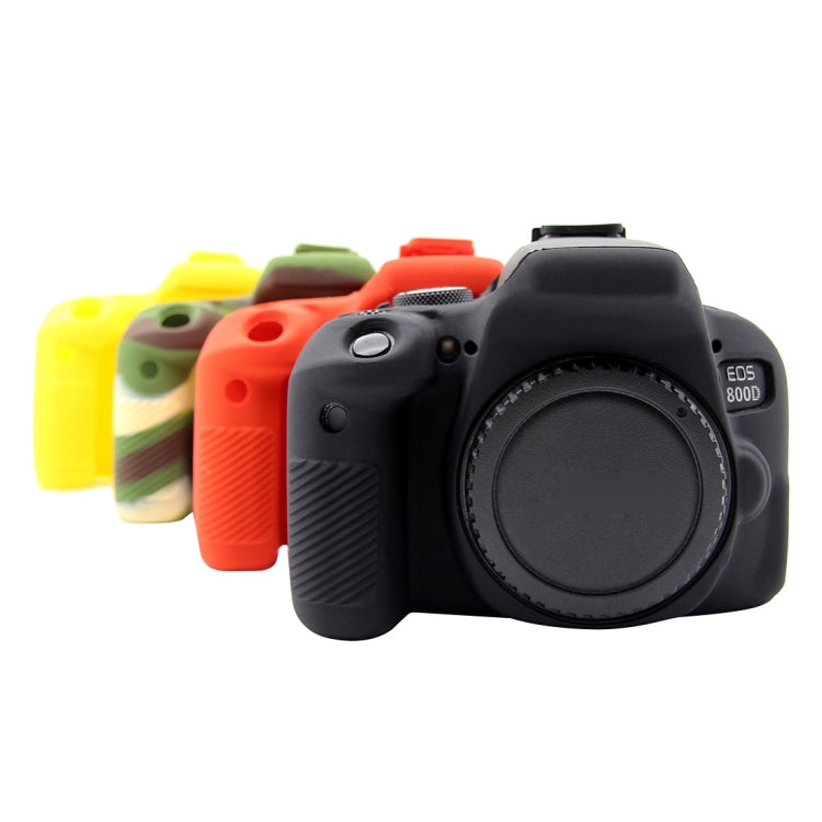 PULUZ Soft Silicone Protective Case for Canon EOS 800D(Yellow) - Protective Case by PULUZ | Online Shopping South Africa | PMC TechLife | Buy Now Pay Later Mobicred